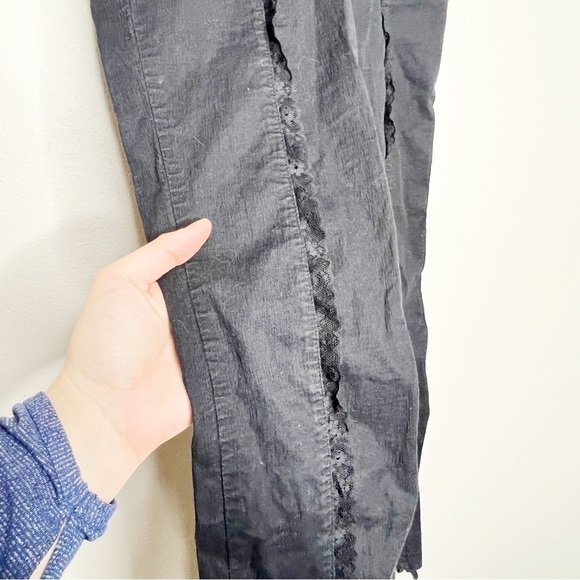 I.Am.Gia Black Lace V Front Stretch Pants Size XXS - Picture 3 of 8